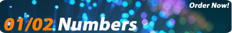 Choose from our telephone number ranges from over 130 UK geographic locations 